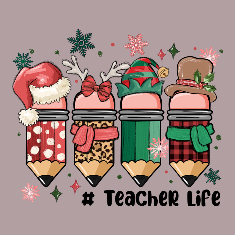 Teacher Christmas Vintage Hoodie by MaliasSmallBusiness | Teevron