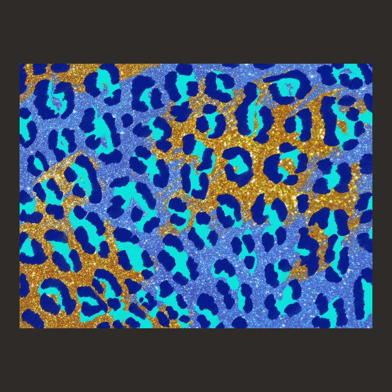 Leopard Background Turquoise And Gold 3200x2400 Heavy Core Tee by AdoDesignShop | Teevron