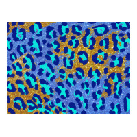leopard background turquoise and gold 3200x2400 | Teevron