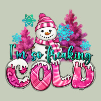 Im So Freaking Cold Pink Christmas Snowman Classic Tee | Teevron