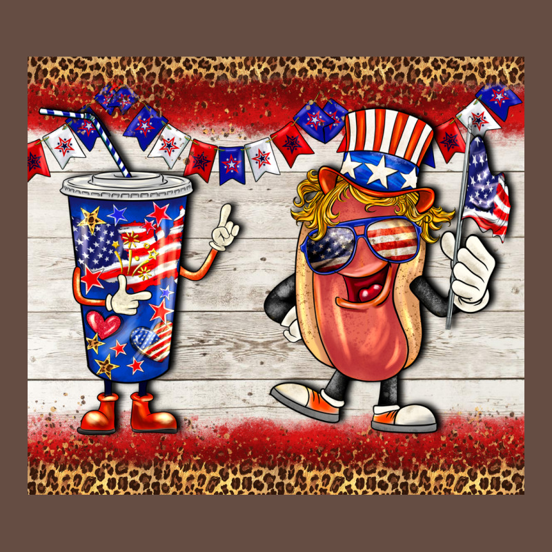 Usa Hot Dog Coca Tumbler Long Sleeve Tee by BarkalooDesign | Teevron