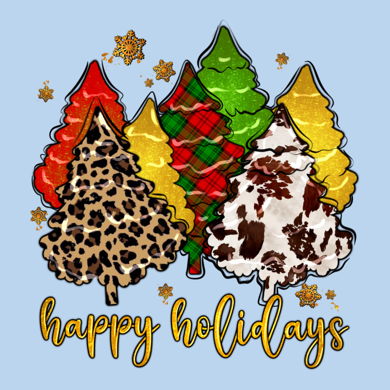 Happy Holidays With Christmas Tree Classic Tee by MaliasSmallBusiness | Teevron