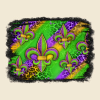 Mardi Gras Fleur De Lis Background Premium Tee | Teevron