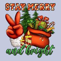 Stay Merry And Bright Peace Hand Long Sleeve Tee | Teevron