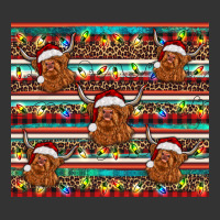 christmas turquoise serape highland cow | Teevron