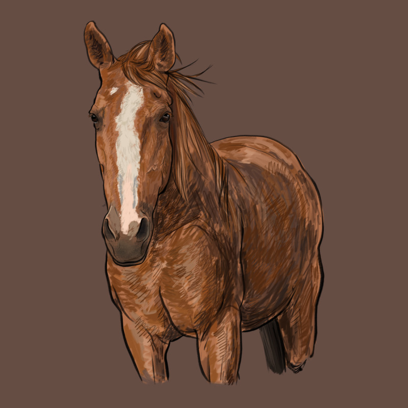 Brown Horse Long Sleeve Tee by RanaPortraitStore | Teevron