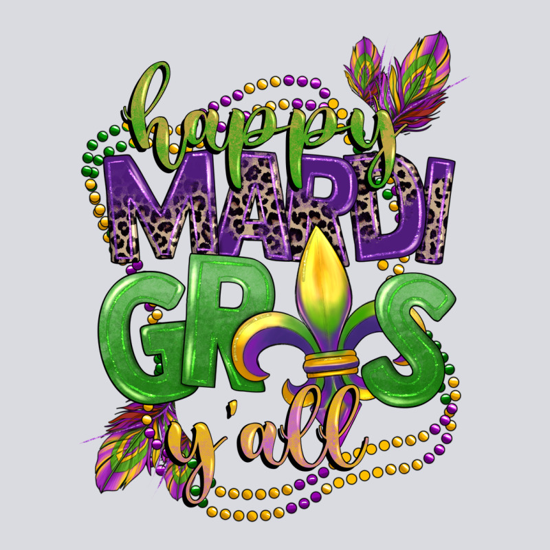 Happy Mardi Gras Yall Zipper Hoodie by CowGirlArtShop | Teevron