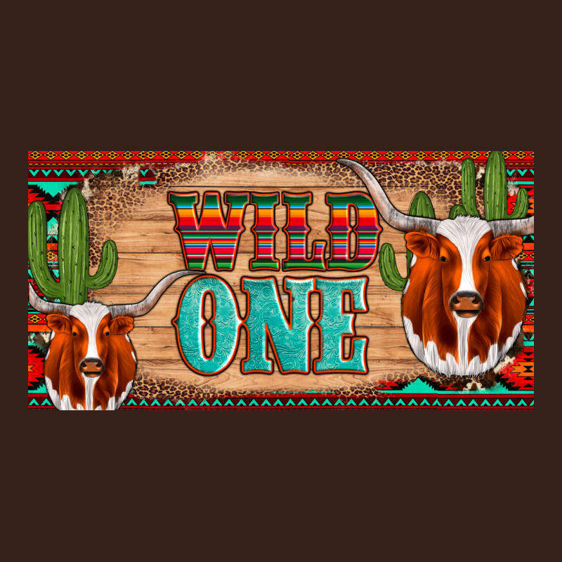 Texas Longhorn Wild One Cactus Licanse Plate Heavy Core Tee by Artiststas | Teevron