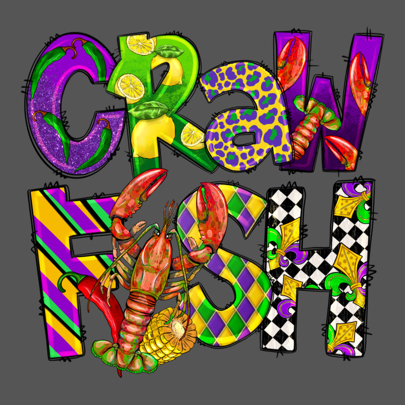 Crawfish Mardi Gras Zipper Hoodie by CowGirlArtShop | Teevron