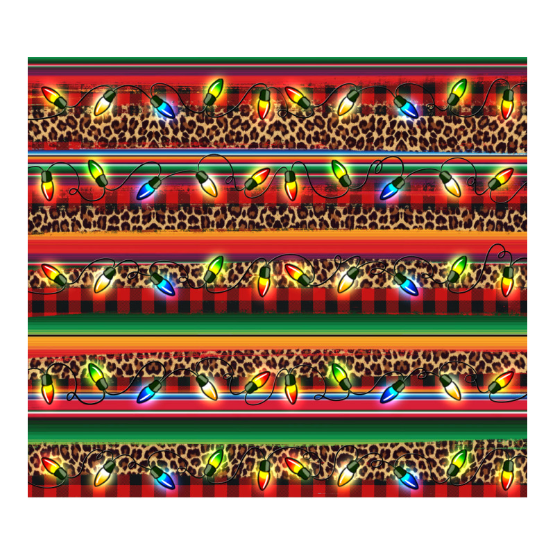 Christmas Lights Serape Premium Tee by BarkalooDesign | Teevron