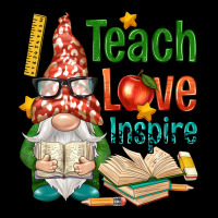 Gnome Teach Love Inspire Ladies Tee | Teevron