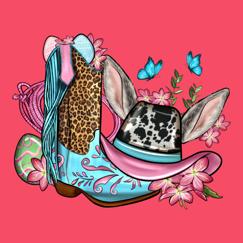 Easter Cowboy Boots Hat Premium Sweatshirt by OliviaCreatesArt | Teevron