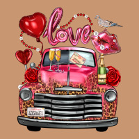 Western Valentines Day Truck Love Bird Letter Heavyweight Hoodie | Teevron