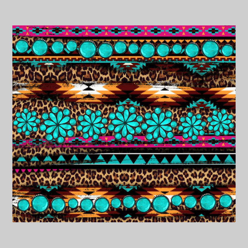 Leopard Aztec Turquoise Jewelry Premium Tee by BarkalooDesign | Teevron