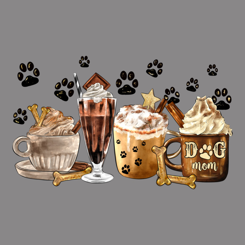 Dog Mom Coffee Lover Coffee Cups Vintage Tee by MaliasSmallBusiness | Teevron
