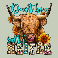 Don't Be A Salty Heifer Long Haired Cow Ladies Tee | Teevron