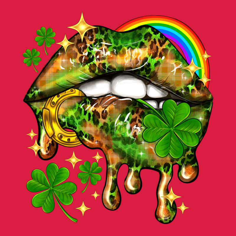 St. Patrick's Day Lips Premium Hoodie by HowdyJamesFarm | Teevron