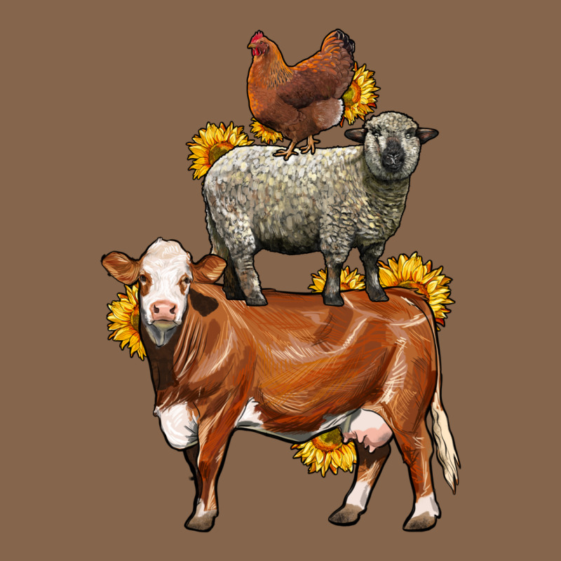 Farm Animals Stack Premium Tee by LillyAllenDesigns | Teevron