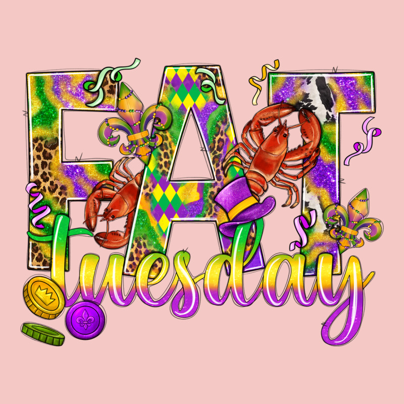 Mardi Gras Fat Tuesday Urban Heavy Tee by BundleAndBundleShop | Teevron