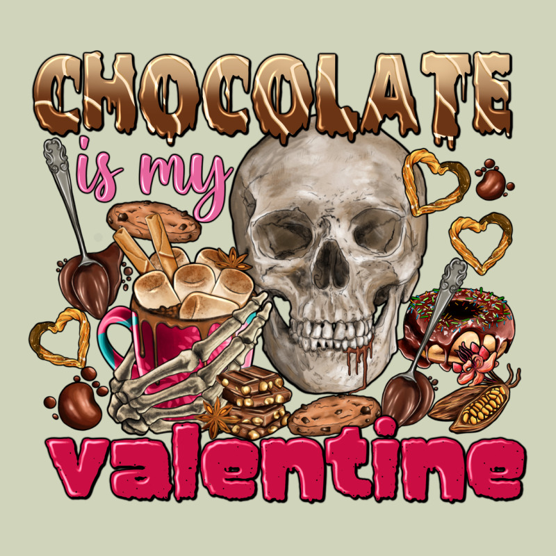 Skull Chocolate Is My Valentine Heavyweight Hoodie by FaDigitalArtStudio | Teevron