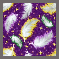 Mardi Gras Feathers Seamless Pattern Urban Heavy Tee | Teevron