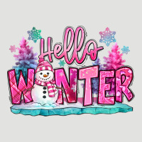 Hello Winter Pink Snowman Classic Tee | Teevron