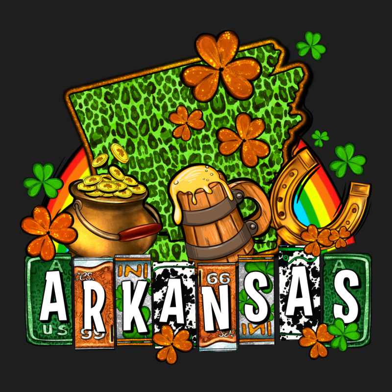 St. Patrick's Arkansas Heavyweight Hoodie by OliviaCreatesArt | Teevron
