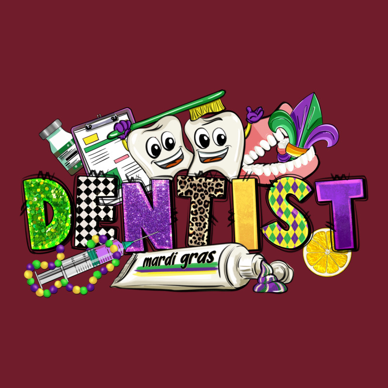 Dentist Mardi Gras Zipper Hoodie by CowGirlArtShop | Teevron