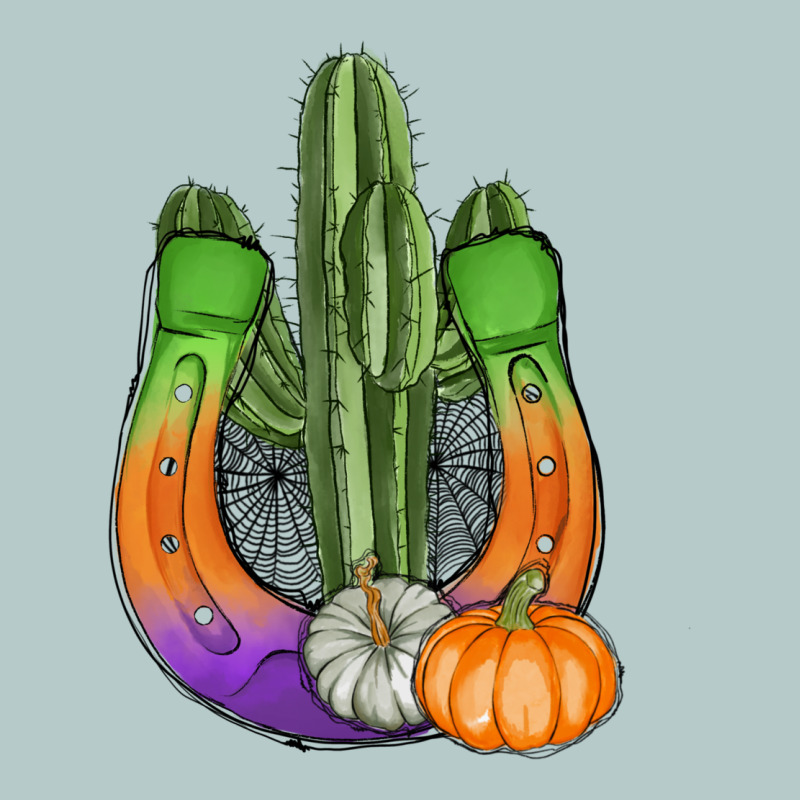 Horseshoe Halloween Cactus Heavy Core Tee by AdoDesignShop | Teevron