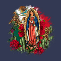 Our Lady Of Guadalupe Mexican Flag Cactus Roses Heavyweight Hoodie | Teevron
