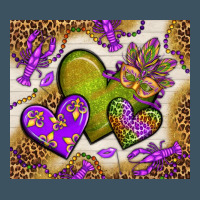 Mardi Gras Hearts Tumbler Bbs Urban Heavy Tee | Teevron
