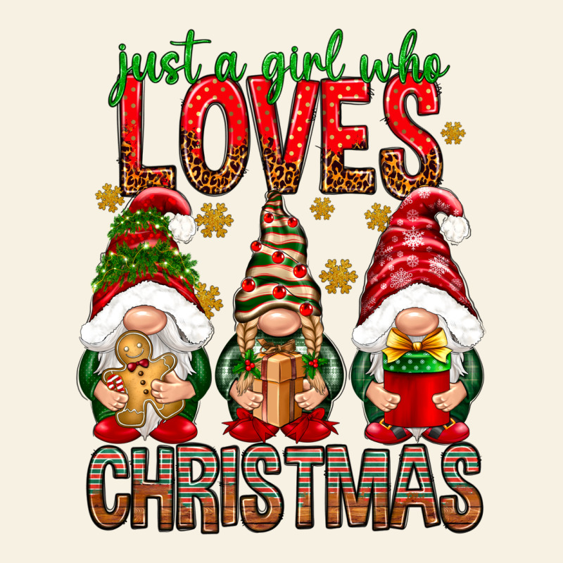 Just A Girl Who Loves Christmas Vintage Tee by NancyCooperArtShop | Teevron