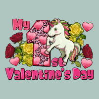 My First Valentine's Day Unicorn Premium Sweatshirt | Teevron
