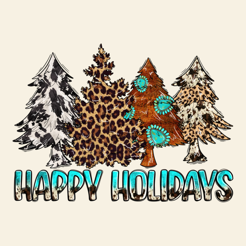 Happy Holidays Trees Vintage Tee by MaliasSmallBusiness | Teevron