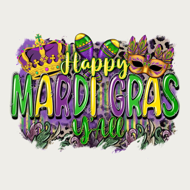 Happy Mardi Gras Yall Zipper Hoodie by CowGirlArtShop | Teevron