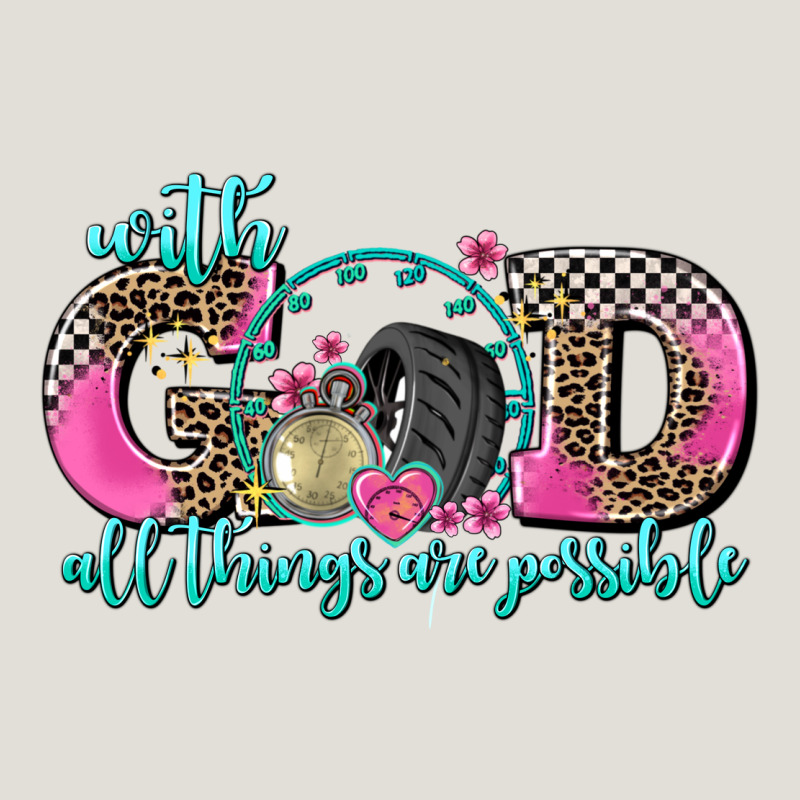 With God All Things Are Possible Race Heavy Core Tee by AdoDesignShop | Teevron