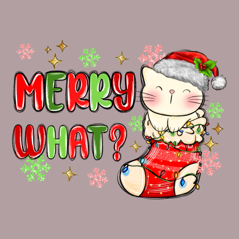 Merry What Christmas Cat Vintage Hoodie by MaliasSmallBusiness | Teevron