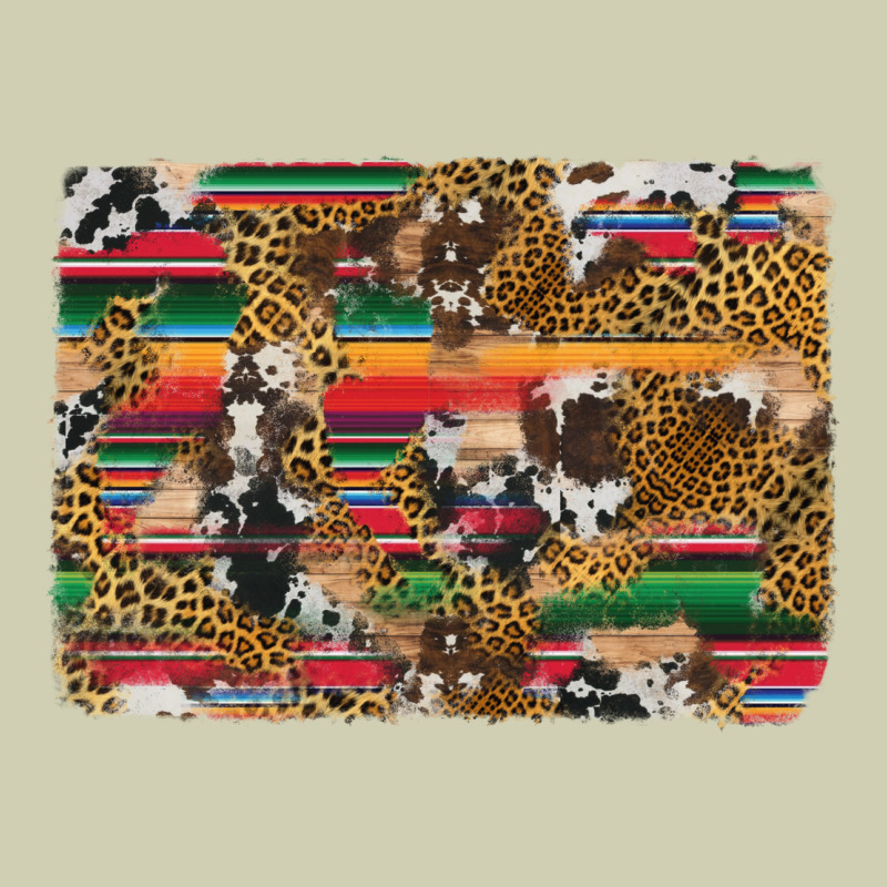 Western Serape Cowhide And Leopard Background Heavy Core Tee by Artiststas | Teevron