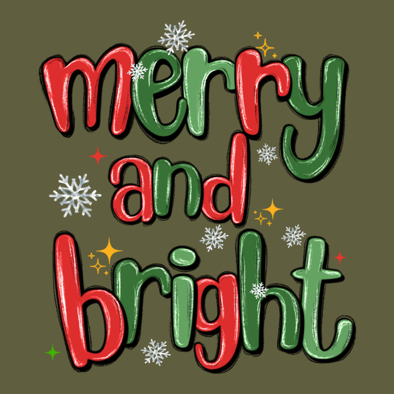 Merry And Bright Vintage Tee by MaliasSmallBusiness | Teevron