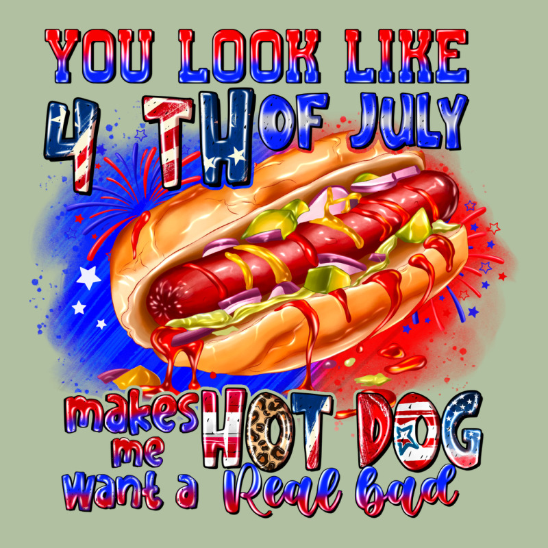 You Look Like 4th Of July Makes Me Hot Dog Want A Urban Hoodie by CowhideDigitalArt | Teevron