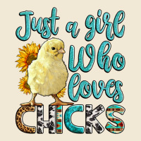 Western Just A Girl Who Loves Chicks Premium Tee | Teevron
