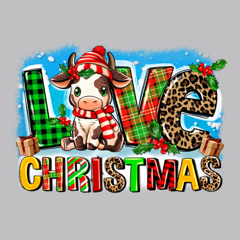 Love Christmas Cow Classic Tee by MaliasSmallBusiness | Teevron