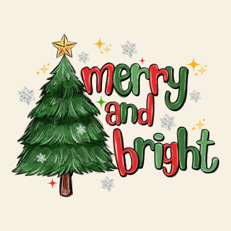 Merry And Bright Vintage Tee by MaliasSmallBusiness | Teevron