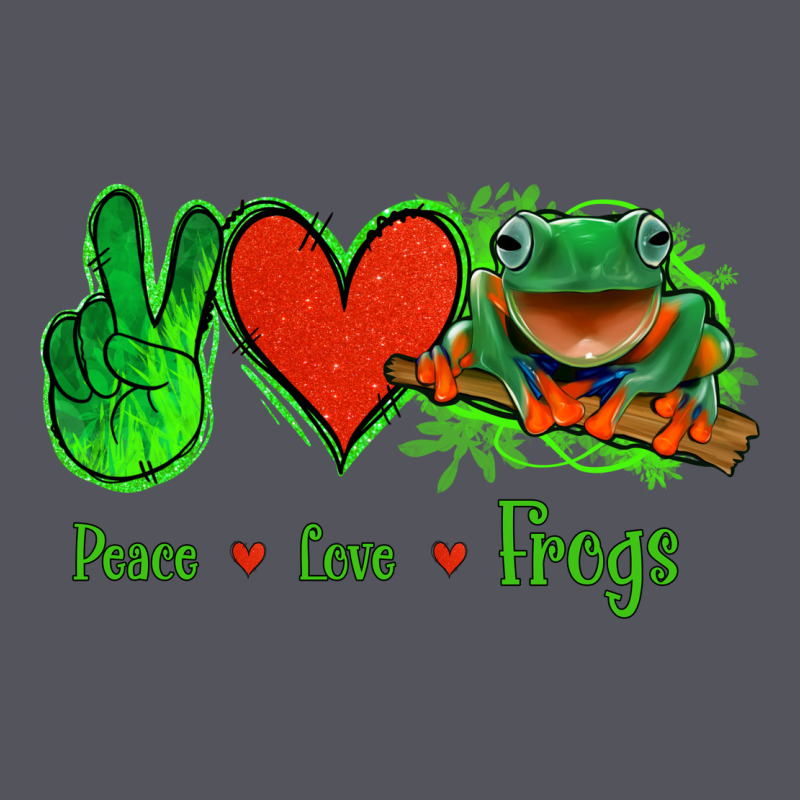 Peace Love Frogs Vintage Hoodie by Jasminsmagicworld | Teevron