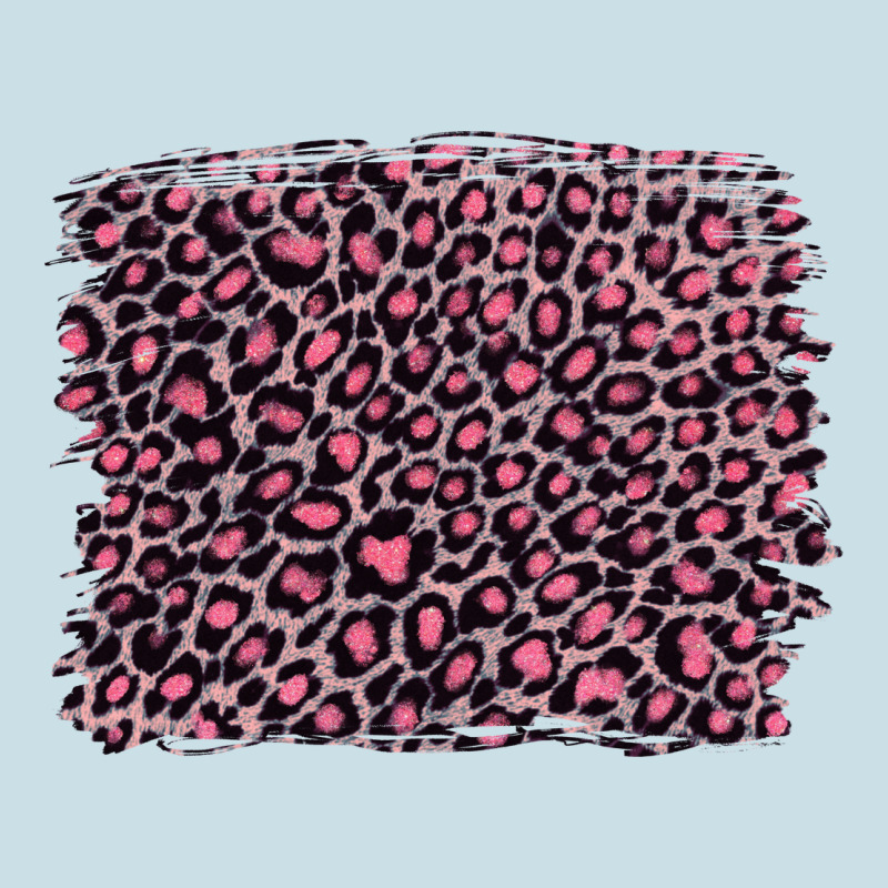 Pink Leopard With Pink Glitter Ladies Tee by Artiststas | Teevron
