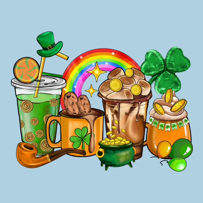 St. Patricks Coffee Cups Premium Hoodie by HowdyJamesFarm | Teevron