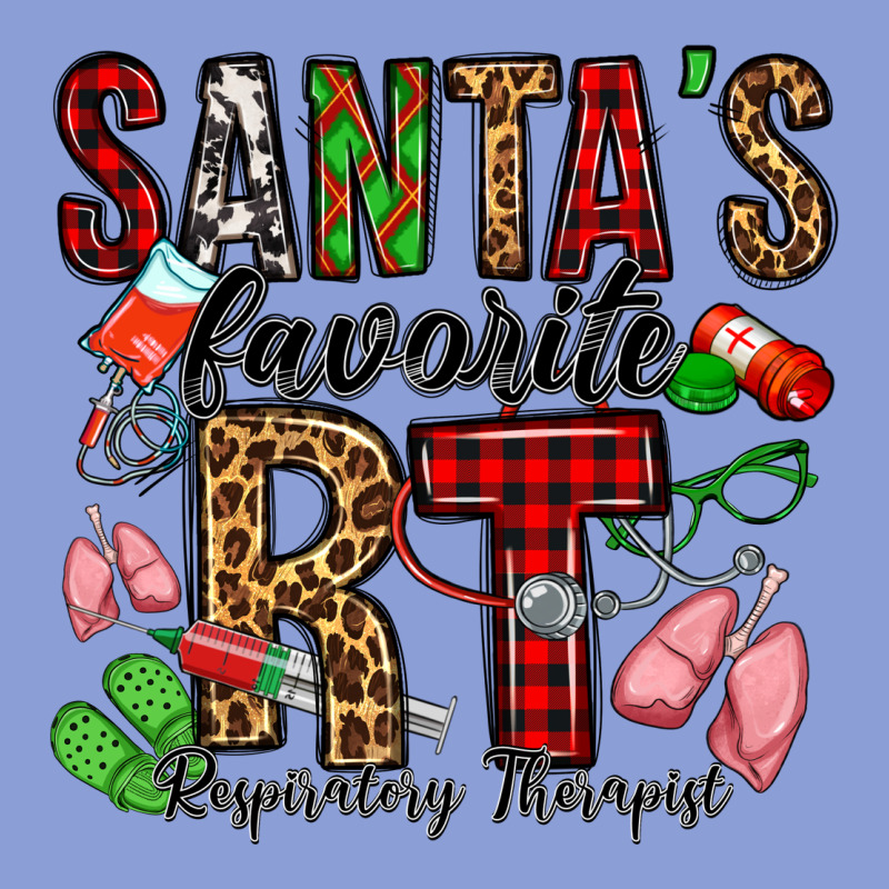Santa's Favorite Rt Respiratory Therapist Long Sleeve Tee by Jasminsmagicworld | Teevron