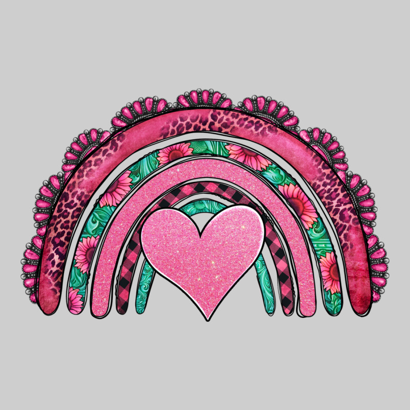 Valentines Day Pink Gemstones Rainbow Premium Tee by Jasminsmagicworld | Teevron