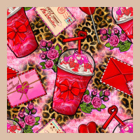 Valentines Day Coffee Cups And Love Letter With Xoxo And Leopard Seaml Urban Heavy Tee | Teevron