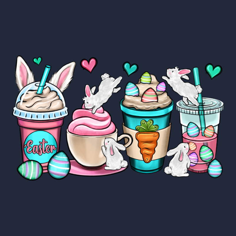 Easter Bunnies Coffee Cups Premium Sweatshirt by OliviaCreatesArt | Teevron